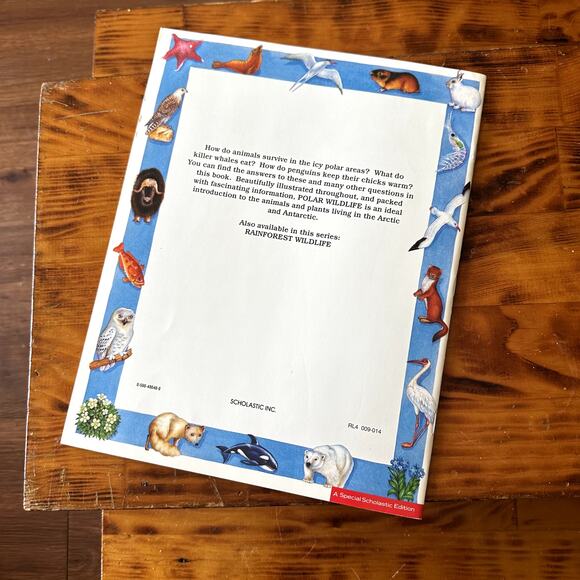 Vintage 1994 Usborne World Wildlife Polar Wildlife Paperback Book - Picture 6 of 7